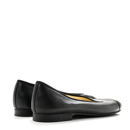 Chanel Lambskin Cap Toe CC Uniform Ballerina Flats 39 Black 5 of 10