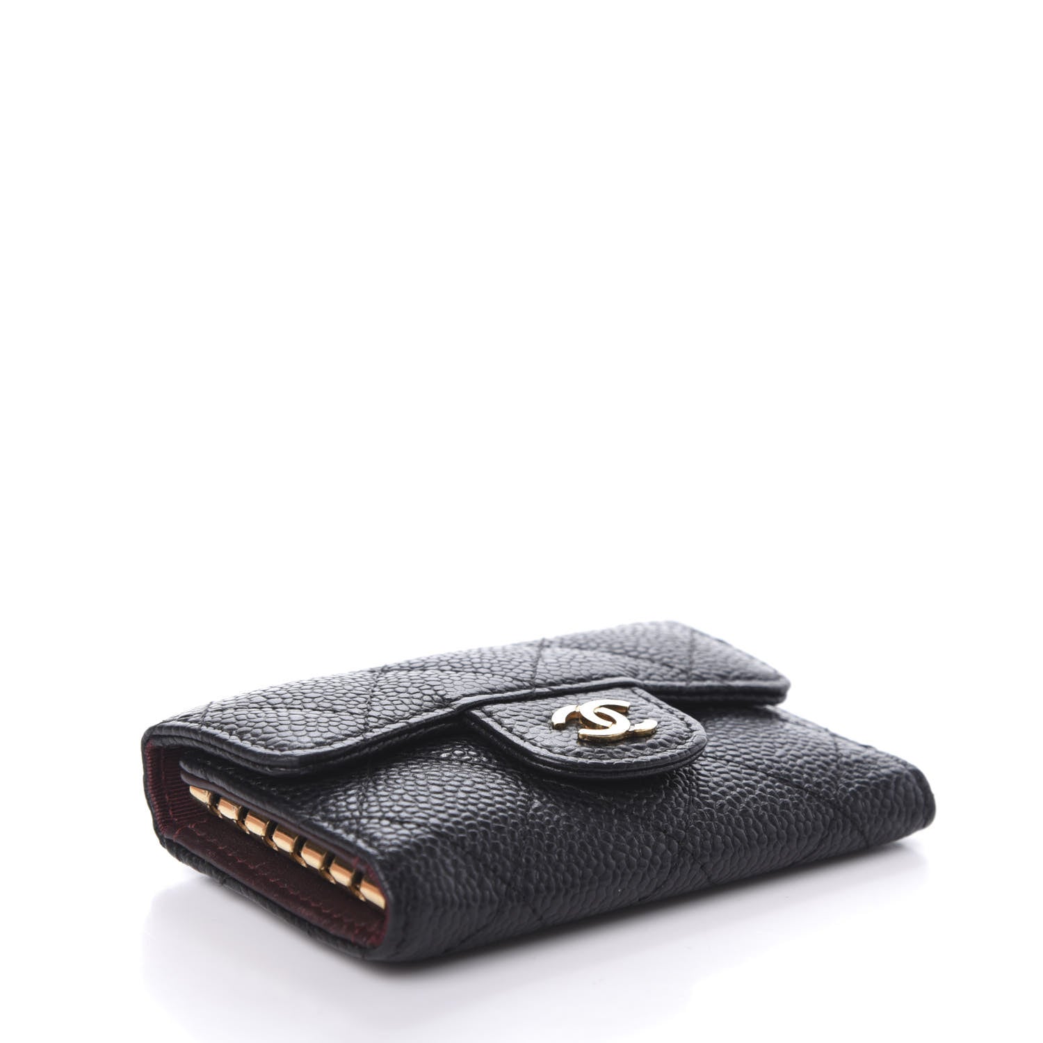Chanel Caviar Quilted 6 Key Holder Black 8 of 16