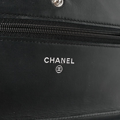 Chanel Caviar Timeless CC Wallet on Chain WOC Black 6 of 12