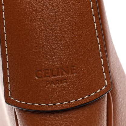 Celine Supple Calfskin Small Triomphe Heloise Shoulder Bag Tan 6 of 10