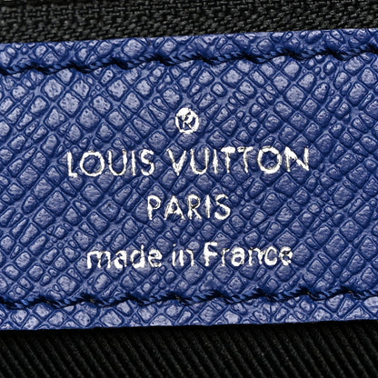 Louis Vuitton Taiga Monogram Eclipse Keepall Bandouliere 50 Pacific Blue 5 of 9