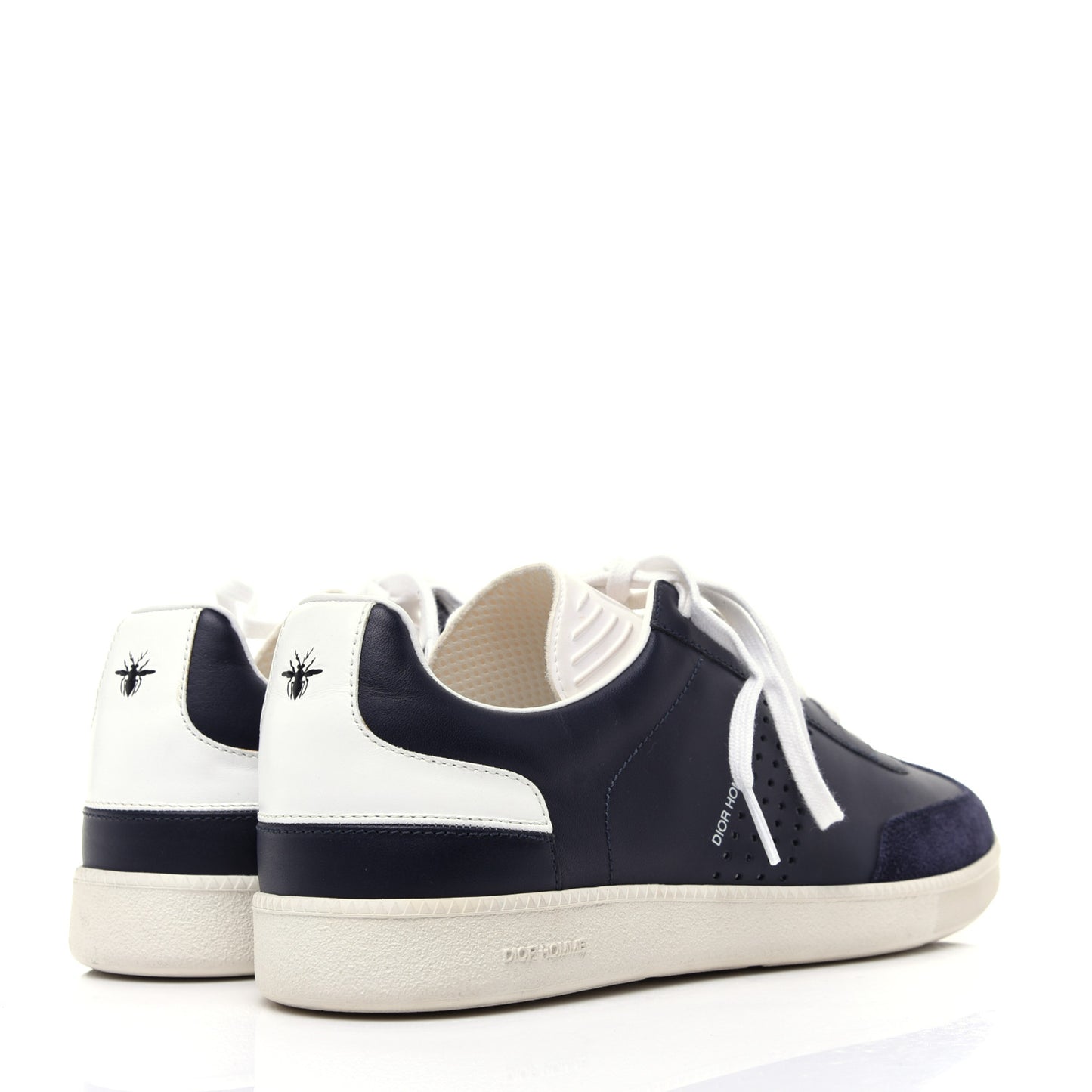 Homme Smooth Calfskin Suede Mens B01 Sneakers 39 Blue White