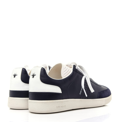 Christian Dior Homme Smooth Calfskin Suede Mens B01 Sneakers 39 Blue White 3 of 11