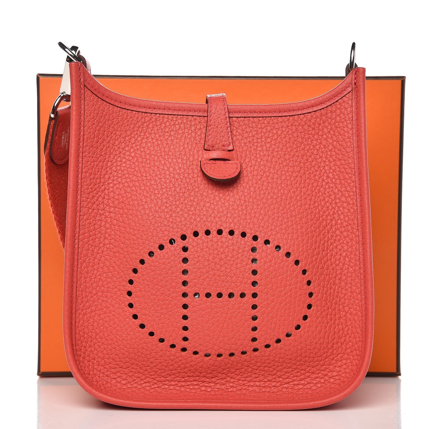 Hermes Taurillon Clemence Evelyne TPM Bougainvillea 9 of 9