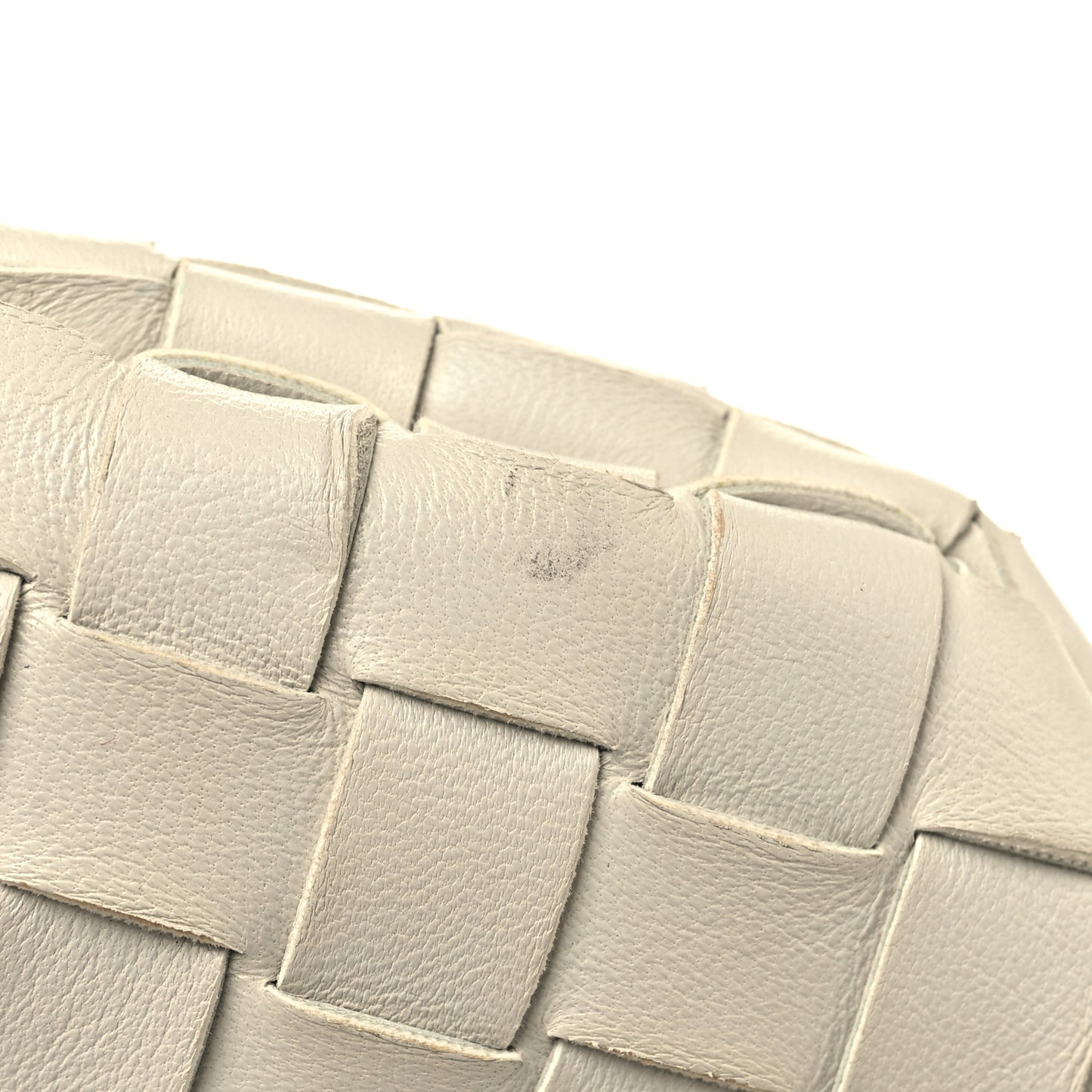 Nappa Intrecciato Mini Sardine Bag Chalk