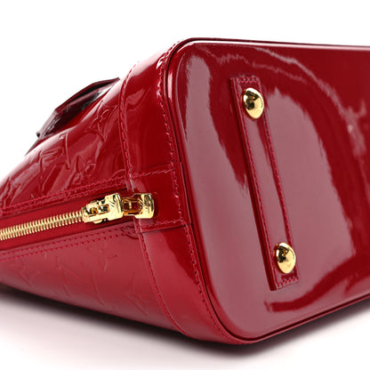 Louis Vuitton Vernis Alma PM Pomme D'Amour 8 of 9
