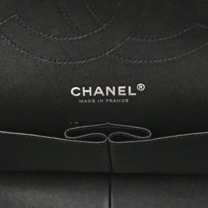 Chanel Lambskin Quilted Jumbo Double Flap So Black 6 of 10