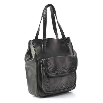 Bottega Veneta Iridescent Scarabee Multi Pocket Tote Green 3 of 9