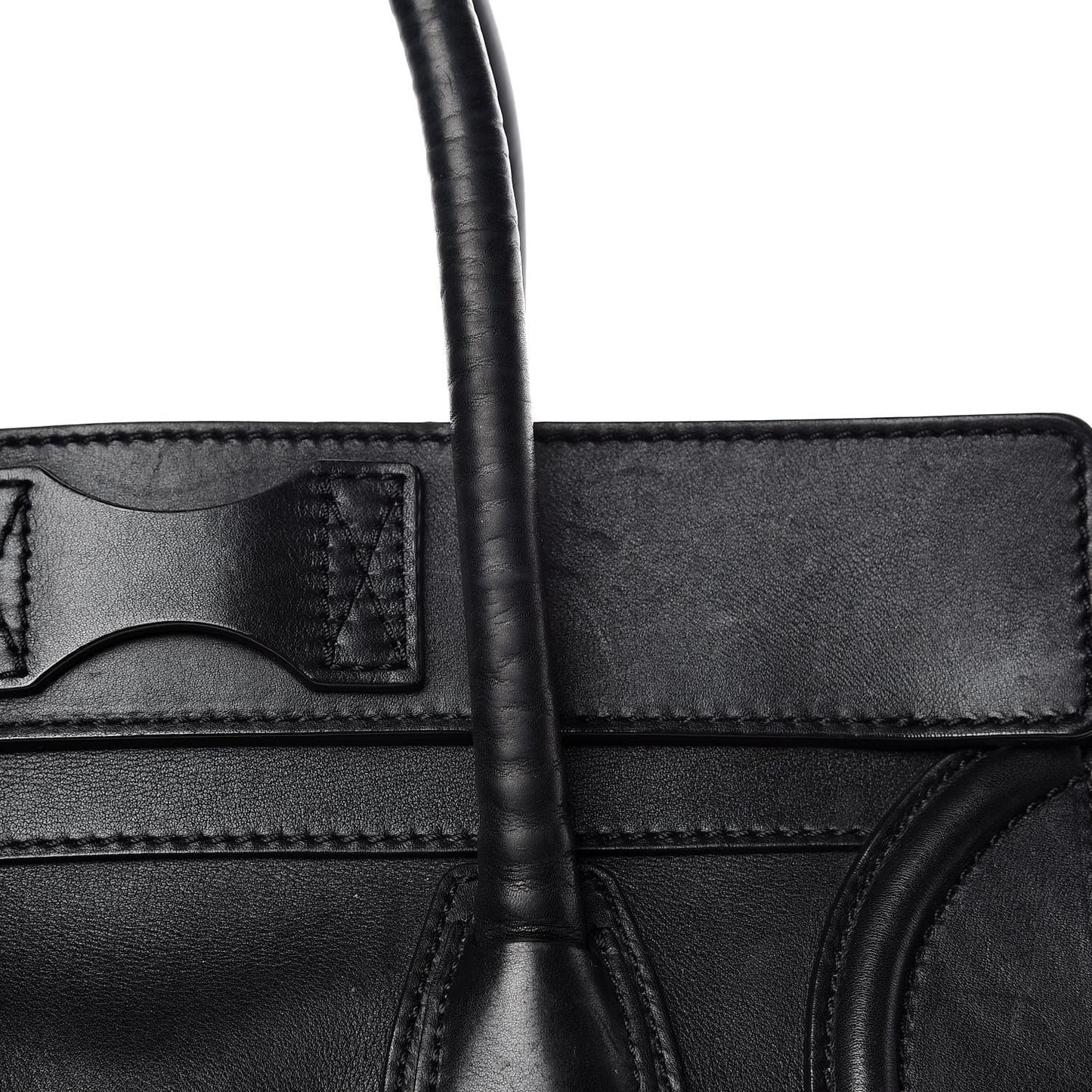 Smooth Calfskin Mini Luggage Black