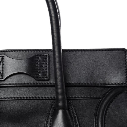 Celine Smooth Calfskin Mini Luggage Black 21 of 30