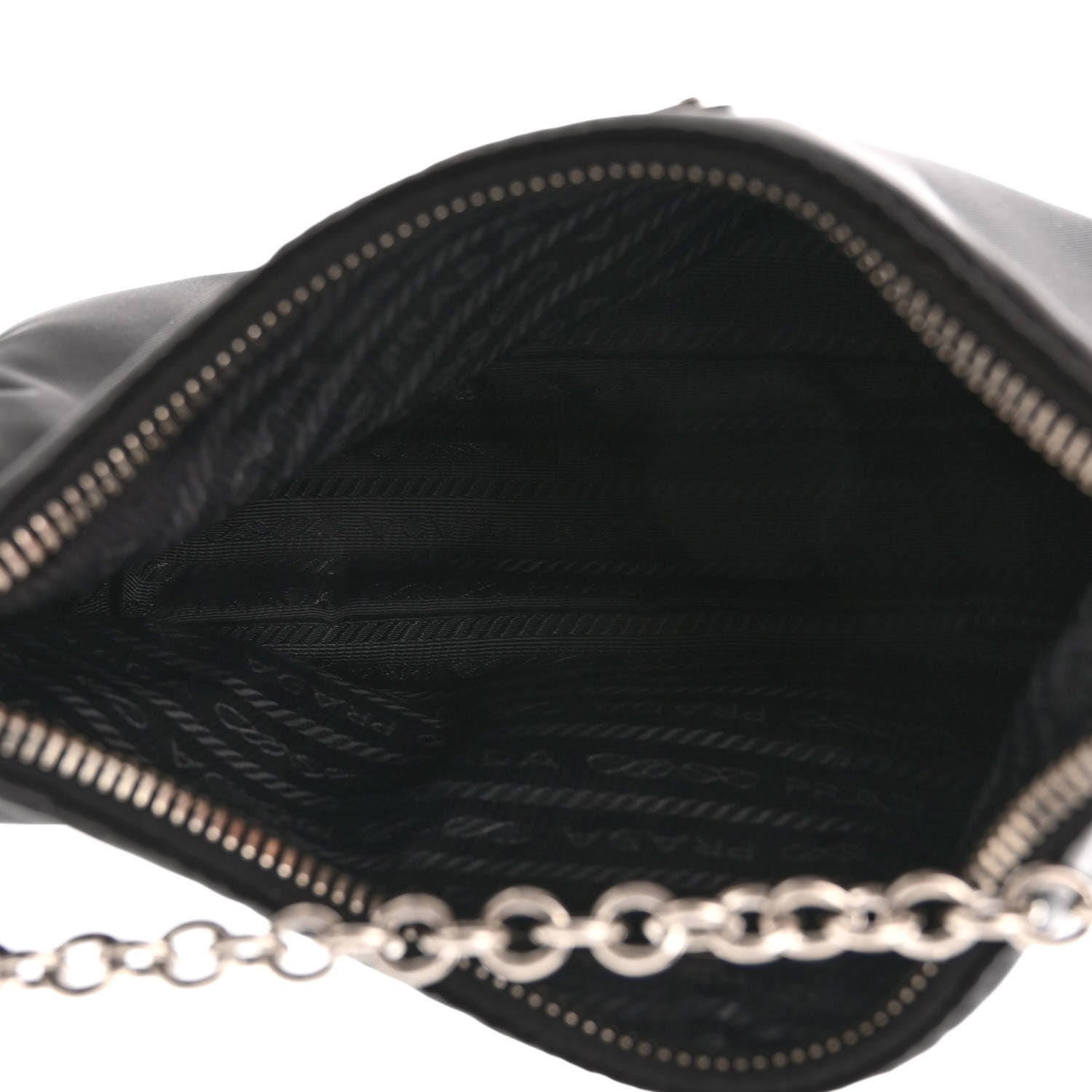 Prada Nylon Re-Edition 2005 Shoulder Bag Black 5 of 10