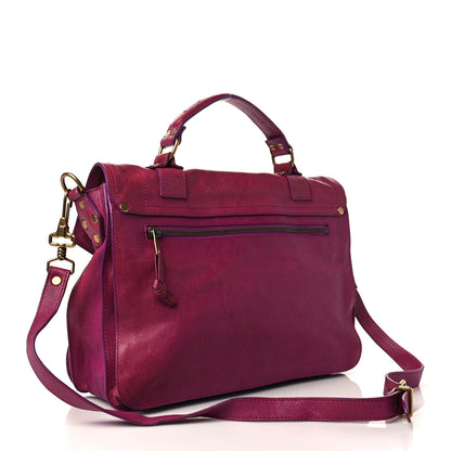 Proenza Schouler Lambskin Medium PS1 Satchel Raspberry 3 of 8