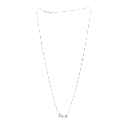 Roberto Coin 18K White Gold Love Necklace 3 of 4
