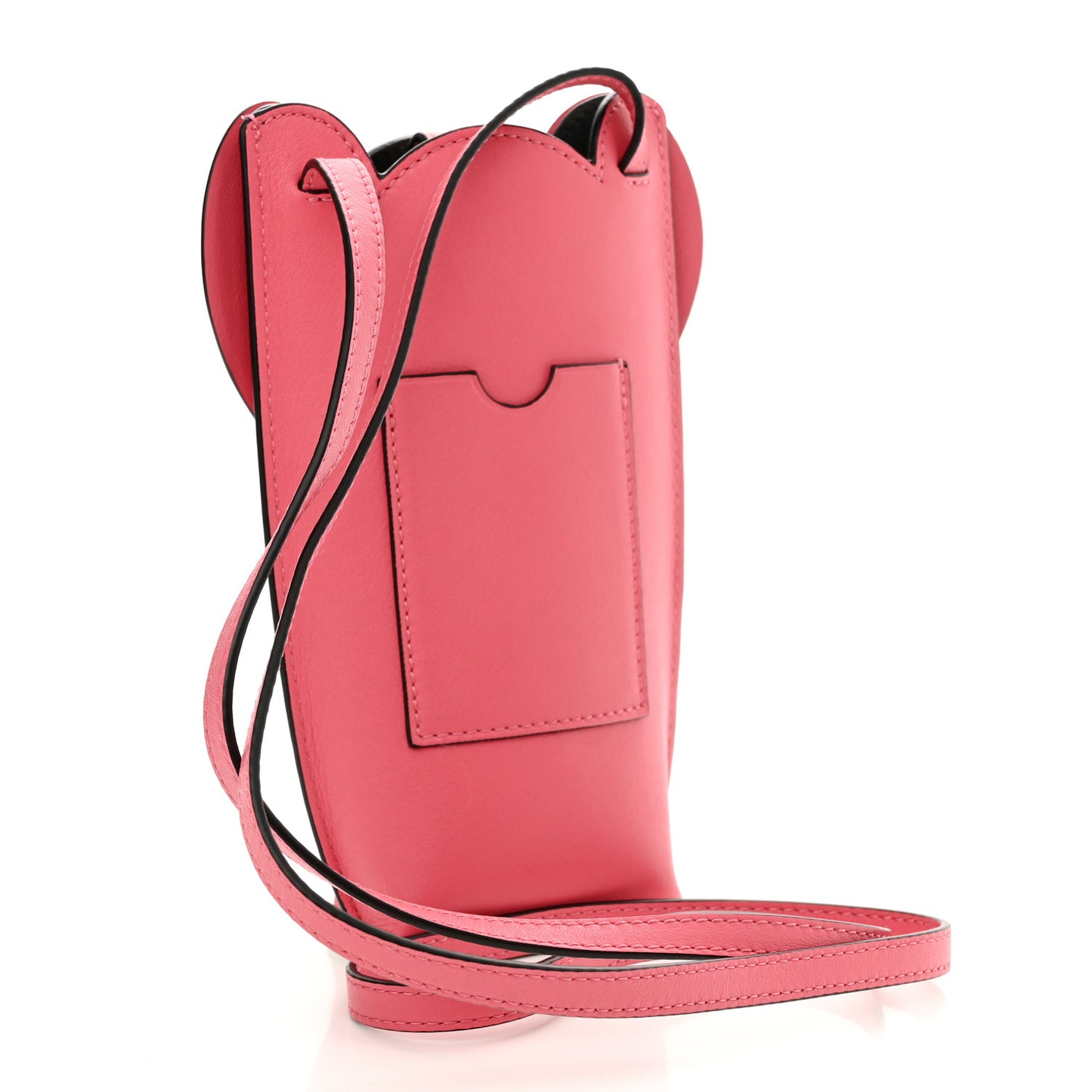 Calfskin Elephant Pouch Crossbody Bag Candy