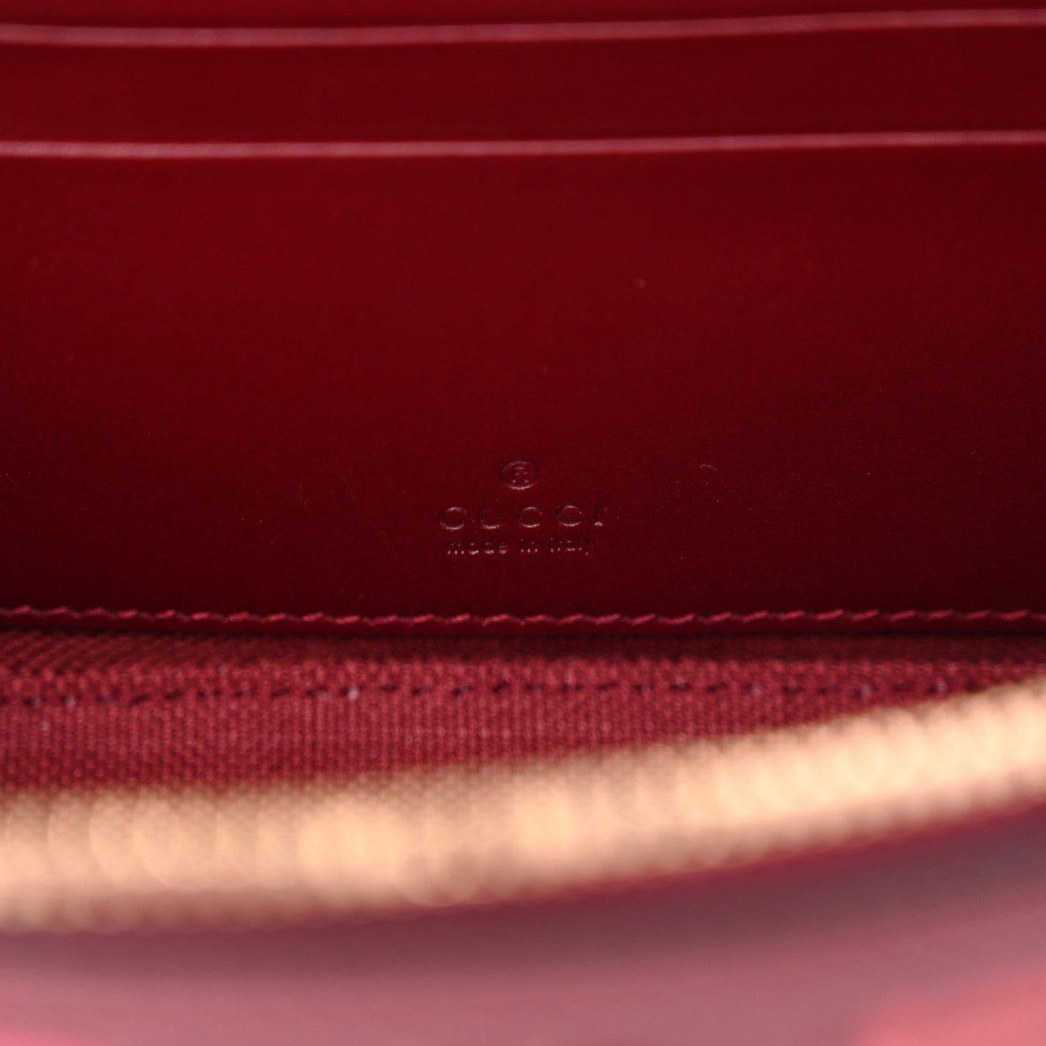 Gucci GG Supreme Monogram Canvas Lunar New Year Shoulder Bag  Red Pink Multicolor 8 of 11