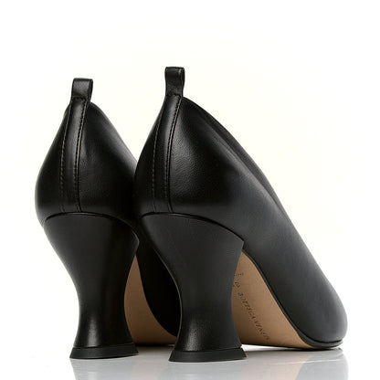 Bottega Veneta Nappa Almond Pumps 38 Black 3 of 5