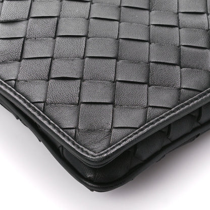 Bottega Veneta Nappa Intrecciato Crossbody Messenger Flap Black 11 of 11