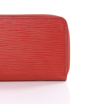 Louis Vuitton Epi Clemence Wallet Coquelicot 7 of 9