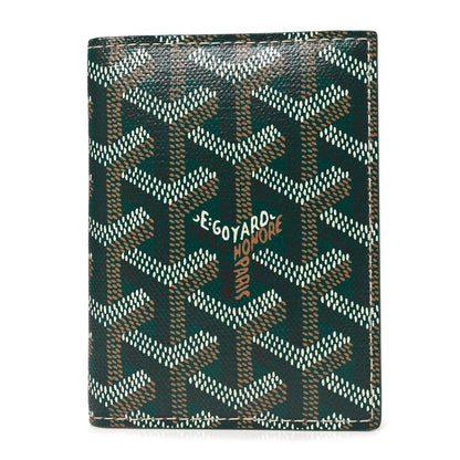 Goyard Goyardine Saint Marc Folding Card Case Green 1 of 7