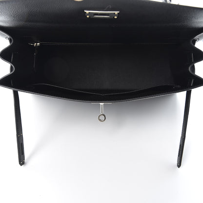 Hermes Epsom Kelly Sellier 32 Black 5 of 10