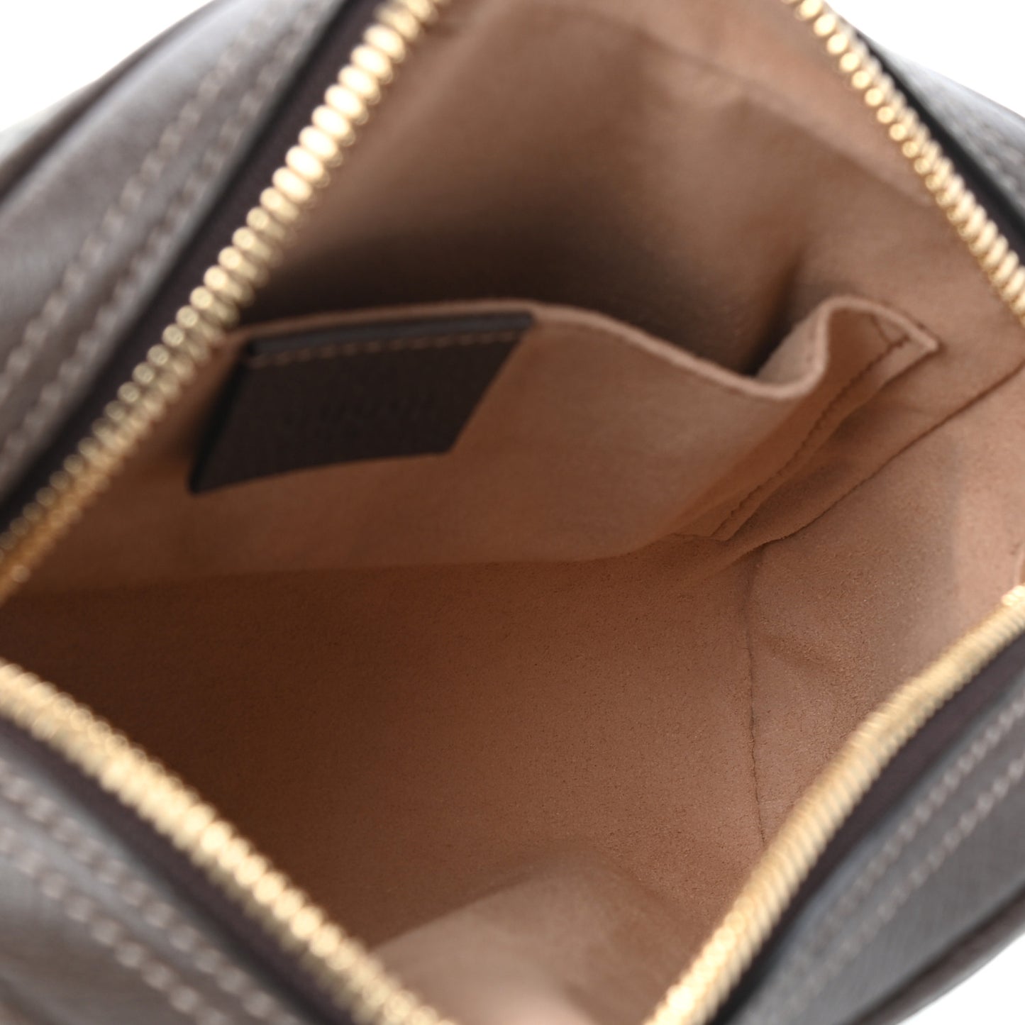 GG Supreme Monogram Web Small Ophidia Belt Bag 85 34 Dark Brown