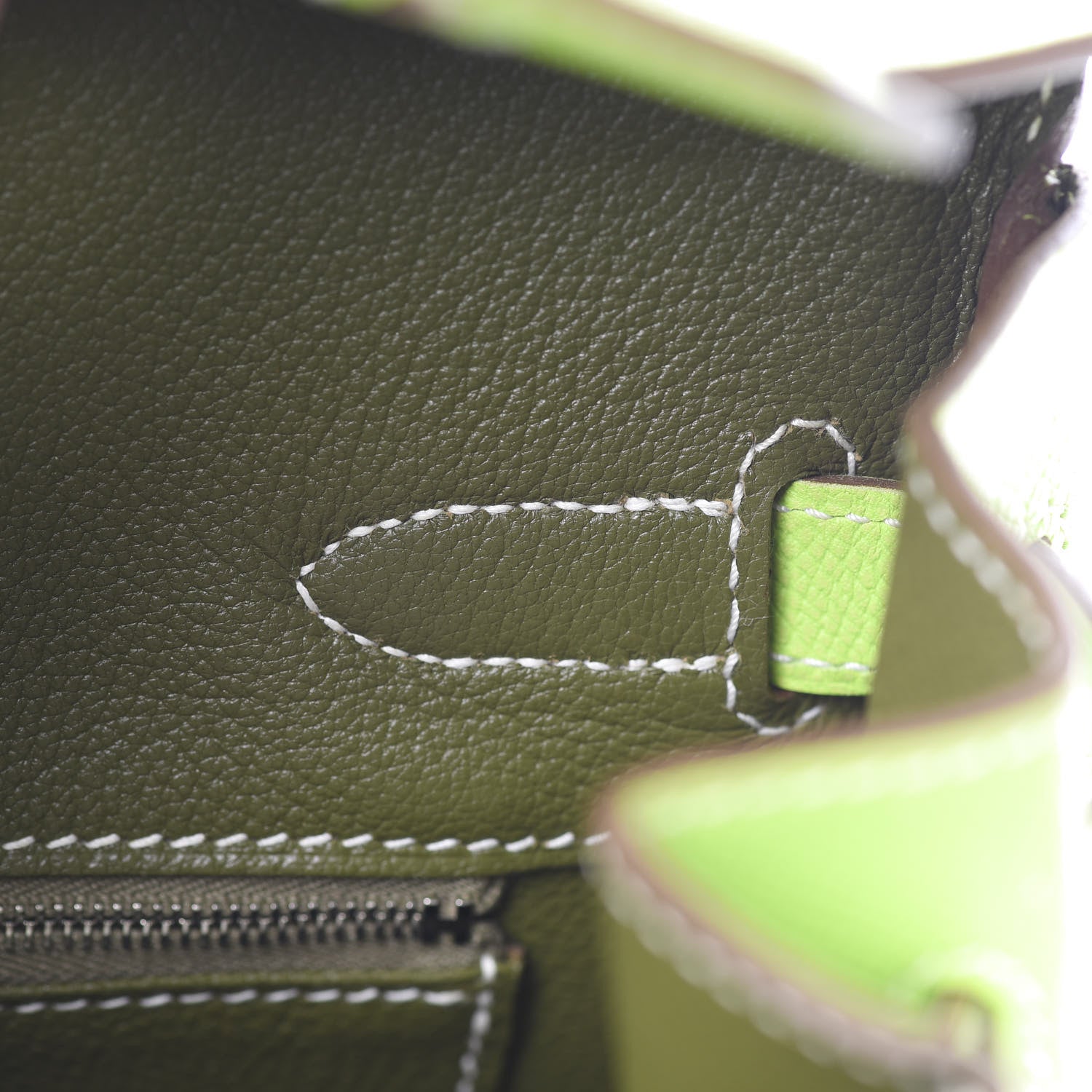 Hermes Epsom Candy Birkin 30 Kiwi Lichen 19 of 38