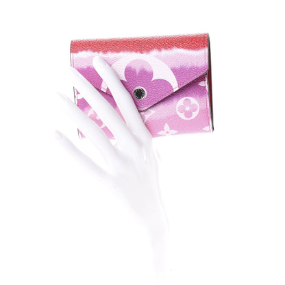 Louis Vuitton Monogram Escale Victorine Wallet Red 2 of 6