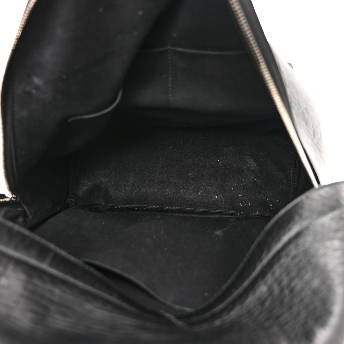 Calfskin Logo Crocodile Embossed Everyday Backpack Black