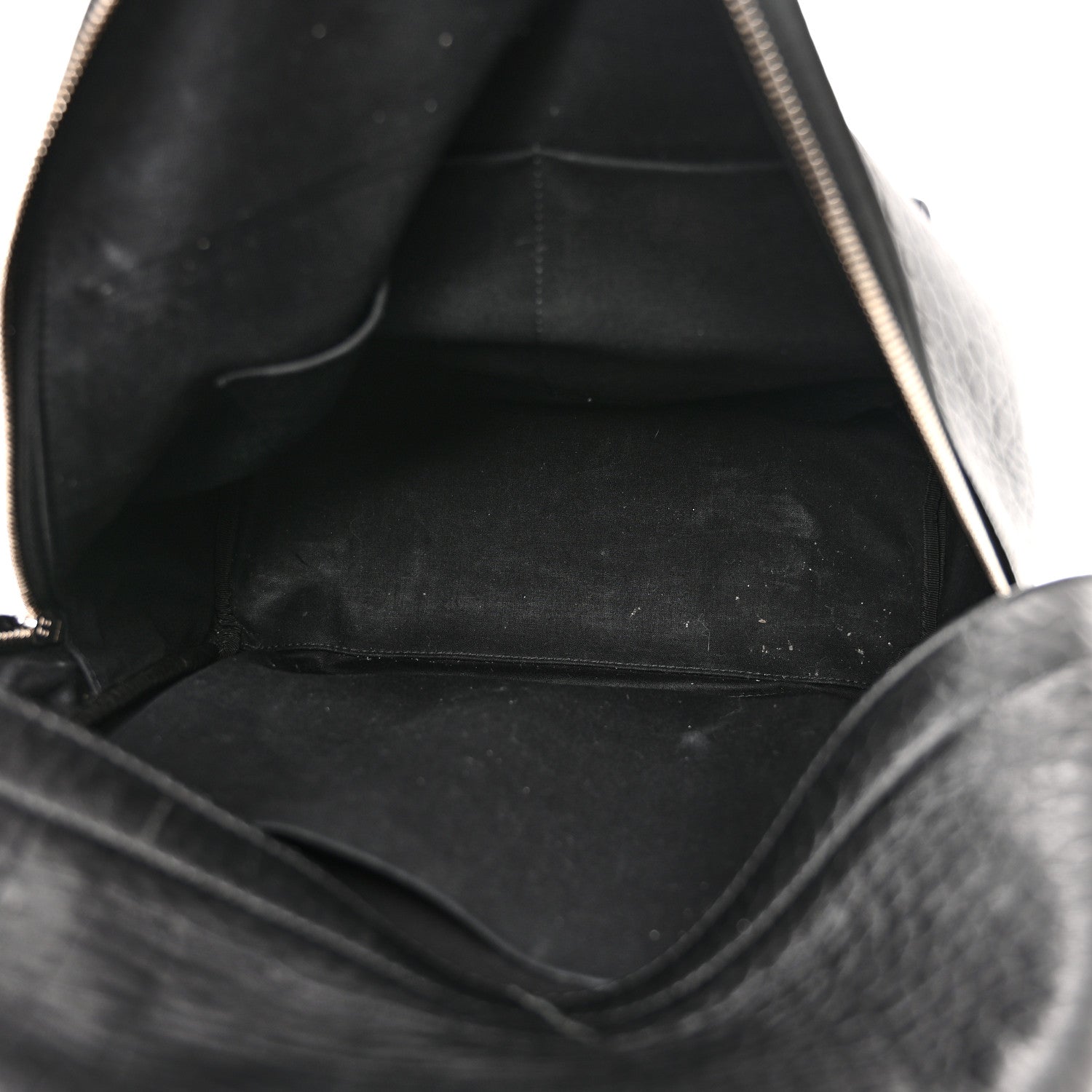 Balenciaga Calfskin Logo Crocodile Embossed Everyday Backpack Black 5 of 15