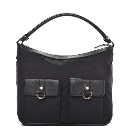 Gucci Monogram Pocket Hobo Black 1 of 11