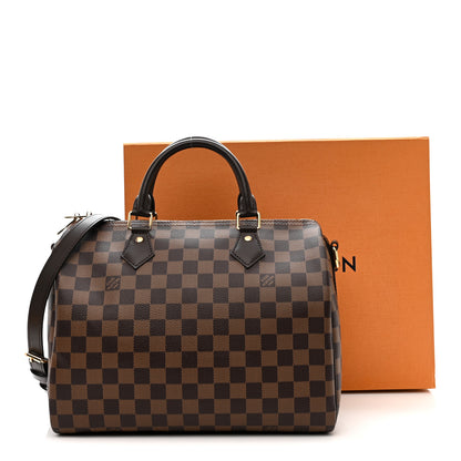 Louis Vuitton Damier Ebene Speedy Bandouliere 30 10 of 10