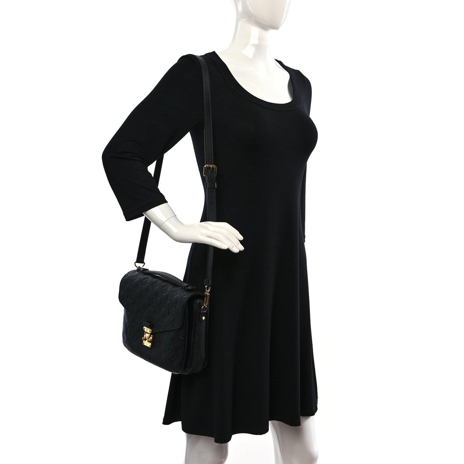 Louis Vuitton Empreinte Pochette Metis Black 2 of 9