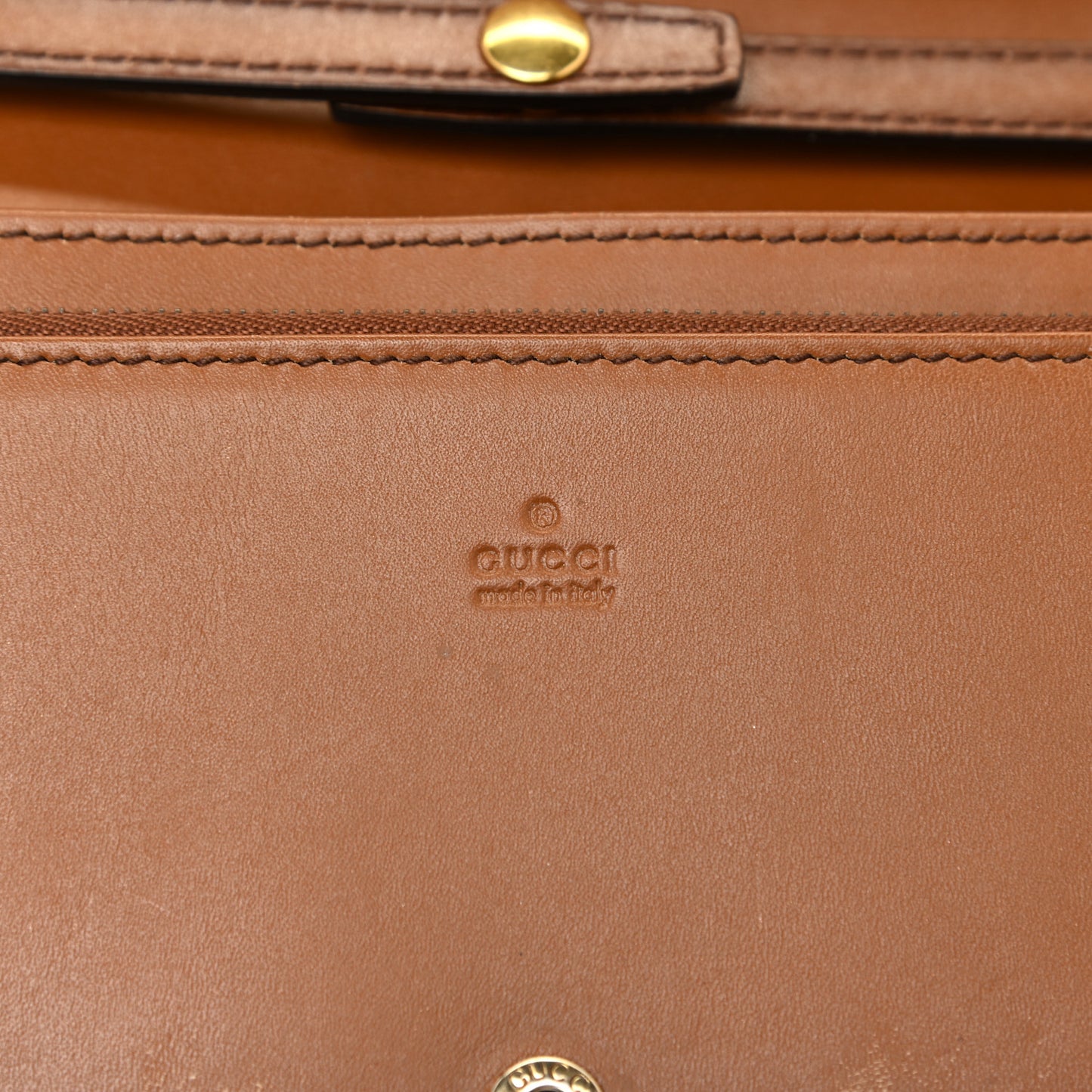 Calfskin Lady Web Convertible Wallet Cuir