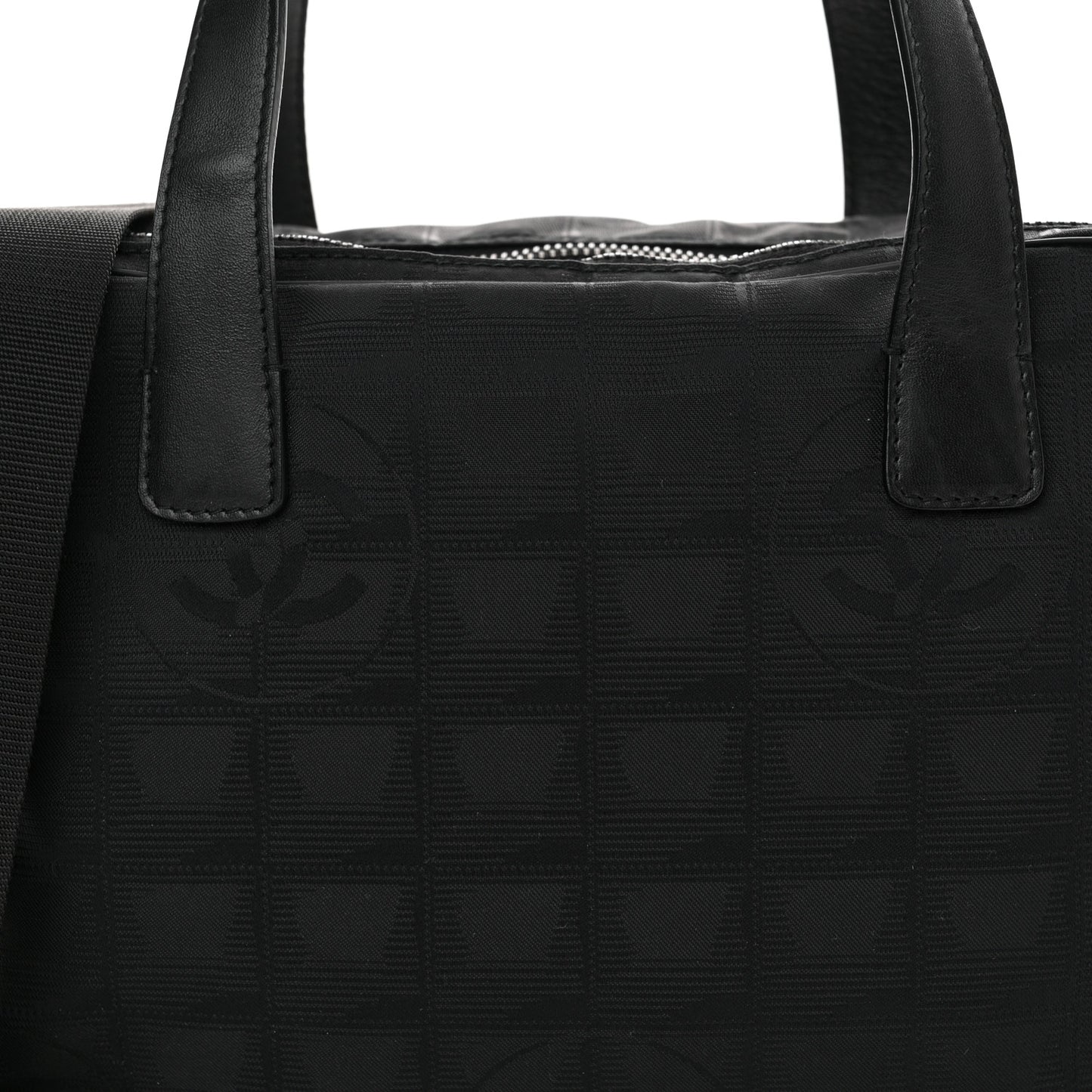Nylon Travel Shoulder Bag Black