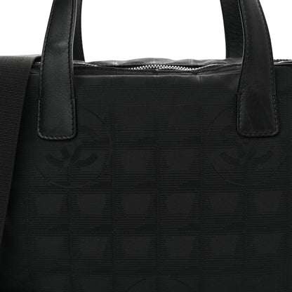 Chanel Nylon Travel Shoulder Bag Black 8 of 10