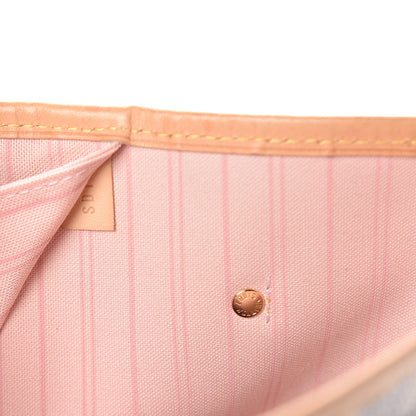 Louis Vuitton Damier Azur Neo Neverfull MM Rose Ballerine 6 of 8