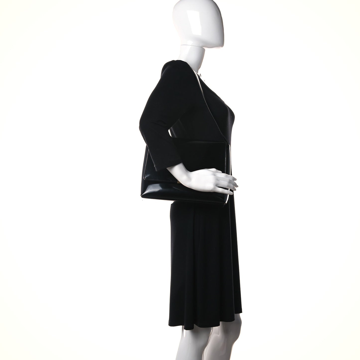 Patent Le 90 Shoulder Bag Black