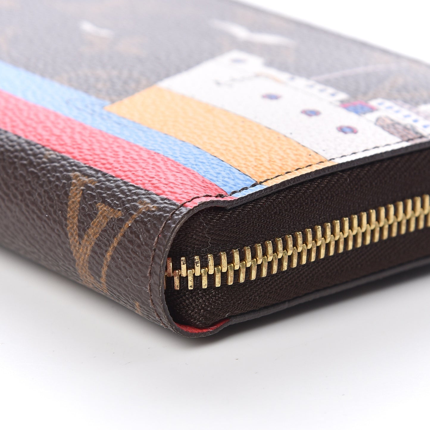 Monogram 2016 Christmas Animation Zippy Wallet Rouge