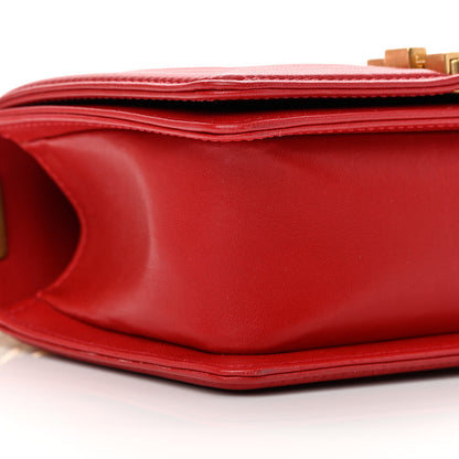 Chanel Lambskin Quilted Small Boy Flap Red 8 of 11