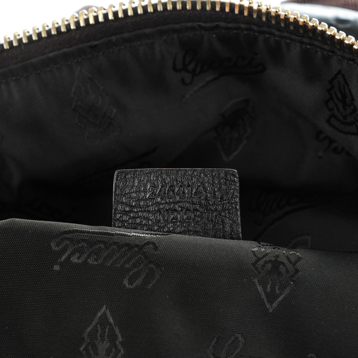 Guccissima Medium Classic Backpack Dark Brown