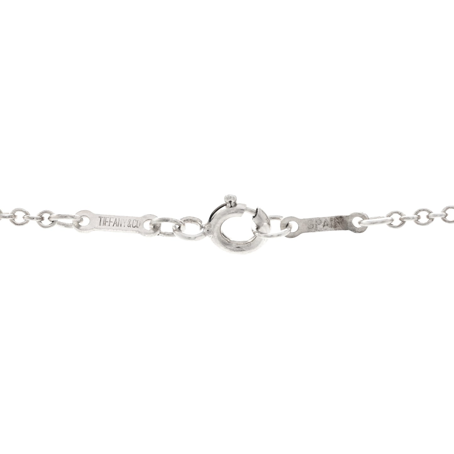 Sterling Silver 22mm Elsa Peretti Open Heart Pendant Necklace