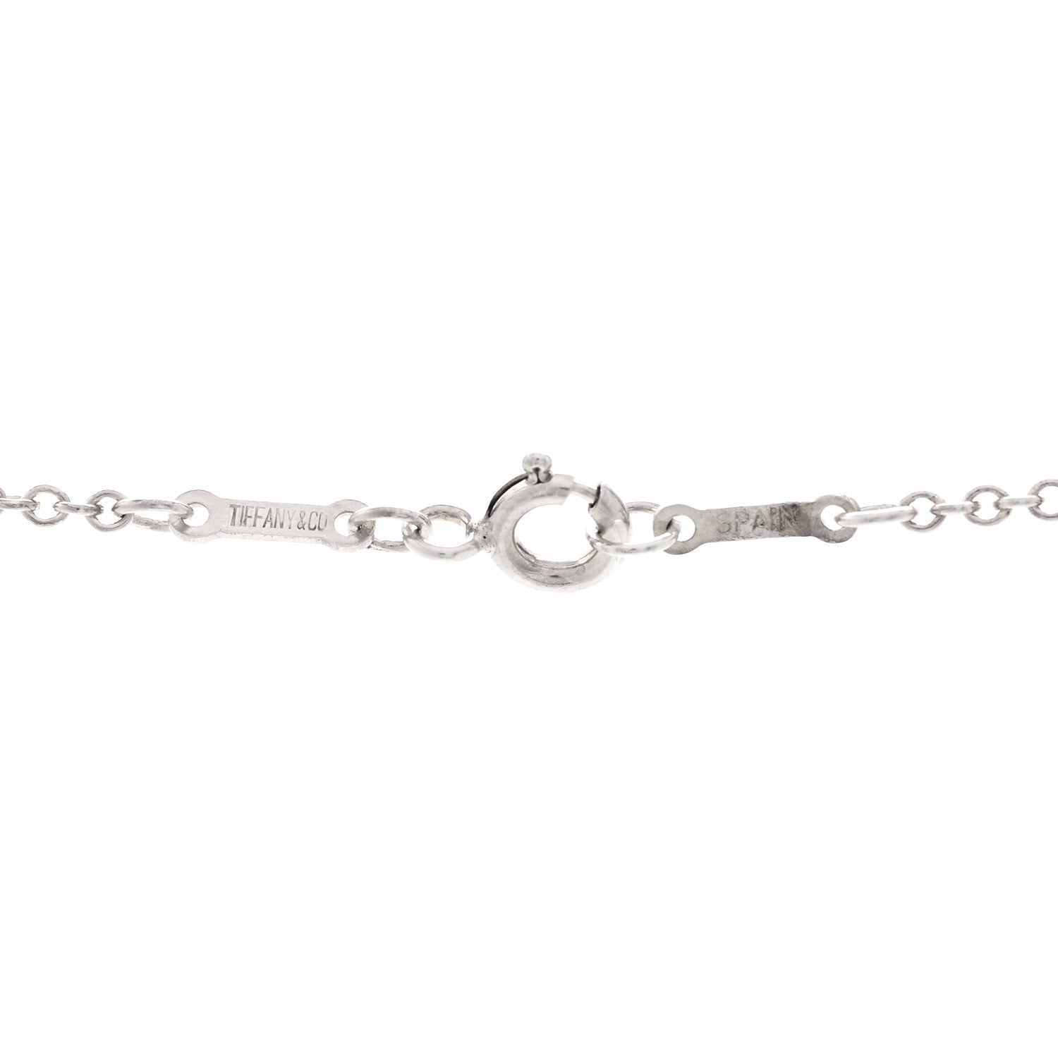 Tiffany Sterling Silver 22mm Elsa Peretti Open Heart Pendant Necklace 5 of 5