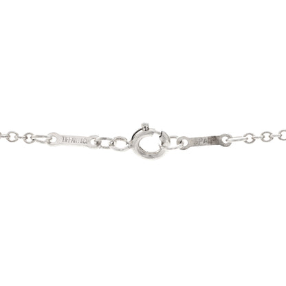 Tiffany Sterling Silver 22mm Elsa Peretti Open Heart Pendant Necklace 5 of 5
