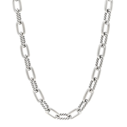 David Yurman Sterling Silver 8.5mm Madison Chain Necklace 18" 1 of 4