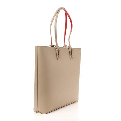 Christian Louboutin Calfskin Empire Spikes Cabata Tote Saharienne 3 of 10