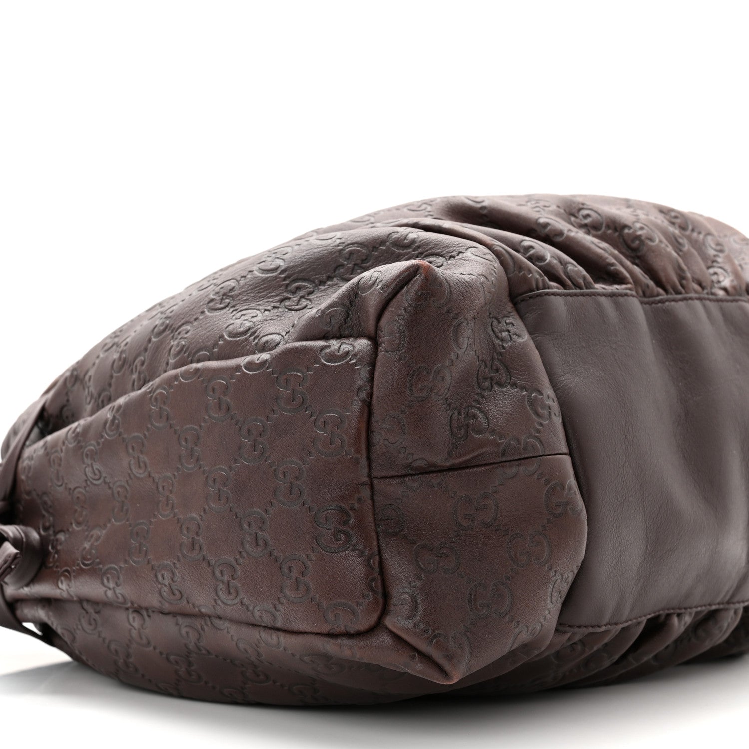 Gucci Guccissima Medium Hysteria Tote Chocolate 8 of 9