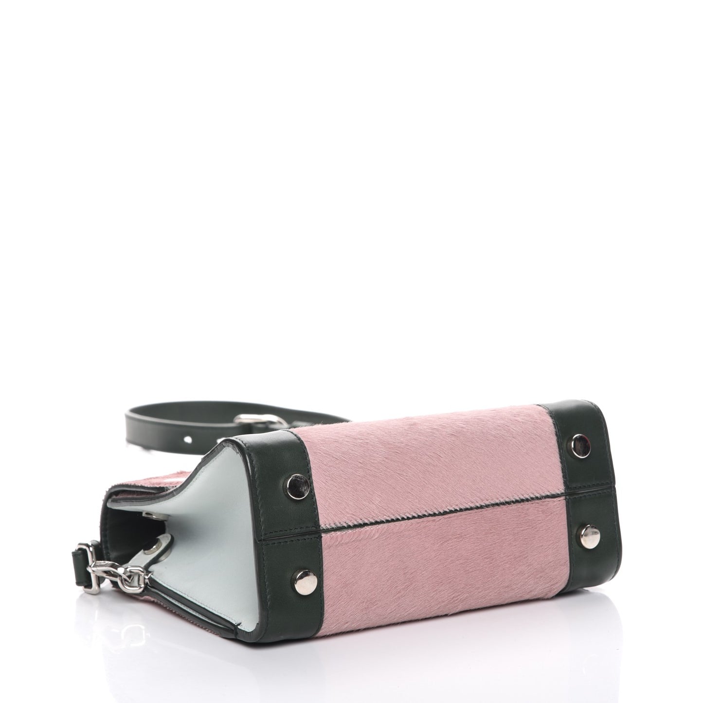 Calf Hair Calfskin Tri-Color Mini Diorever Flap Pink