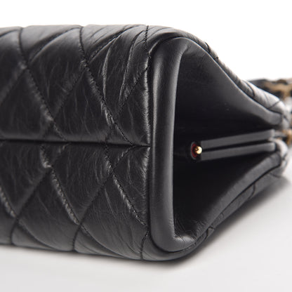 Chanel Aged Calfskin Medium Just Mademoiselle Bowling Bag Black 6 of 10