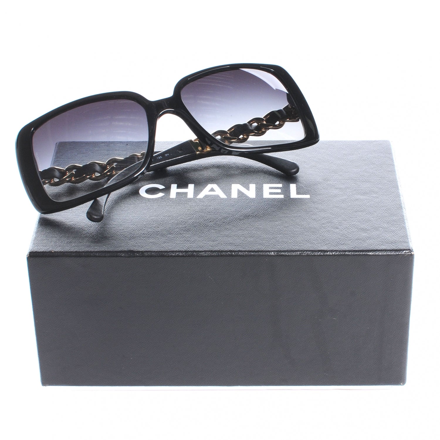 Chanel Chain Sunglasses 5208Q Black 2 of 6