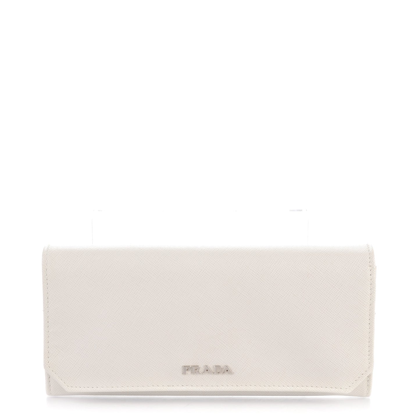 Saffiano Corner Continental Flap Wallet Talco Black